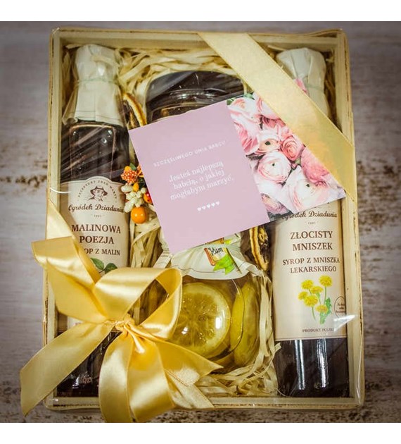 Zestaw prezentowy - Pudełeczko dla Dziadków