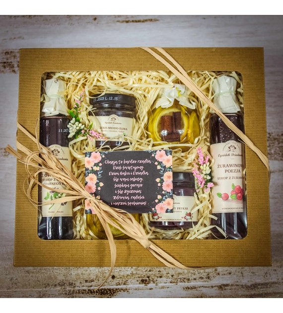 Zestaw prezentowy - Świąteczne Pudełeczko dla Babci i Dziadka