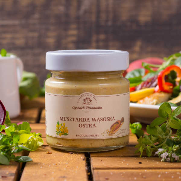 Musztarda Wąsoska ostra 210 g OD