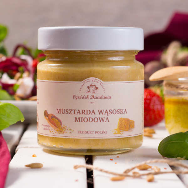 Musztarda Wąsoska Miodowa