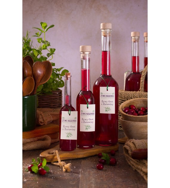 Żywy ocet żurawinowy