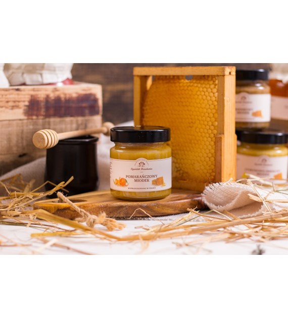 Miód wielokwiatowy z pomarańczą - Pomaranczowy miodek