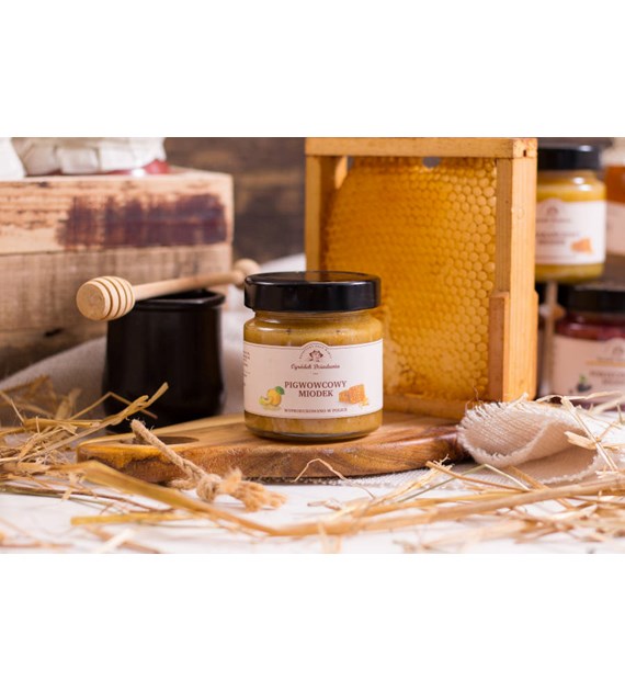 Miód wielokwiatowy z pigwowcem - Pigwowcowy miodek