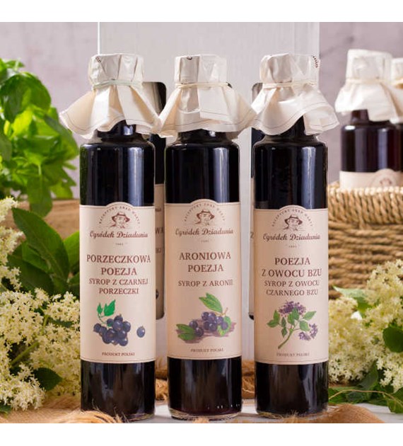 Zestaw trzech syropów - Owocowy Sad