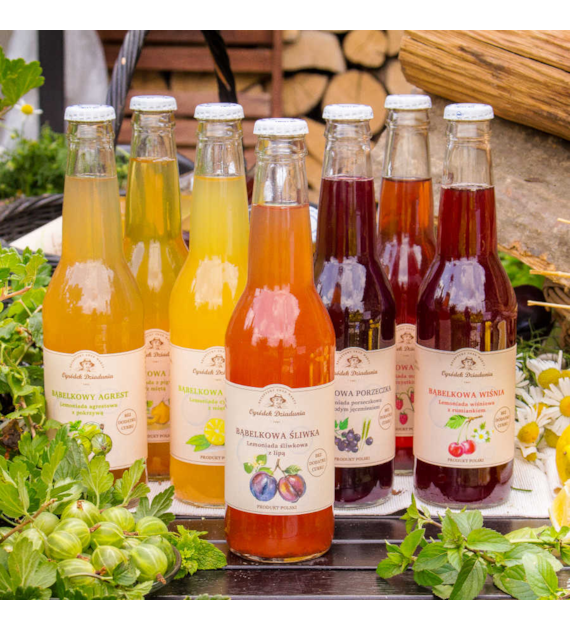 Lemoniada śliwkowa z lipą - Bąbelkowa śliwka z lipą