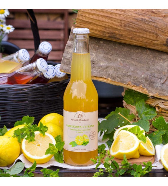 Lemoniada cytrynowa z miętą - Bąbelkowa cytryna z miętą