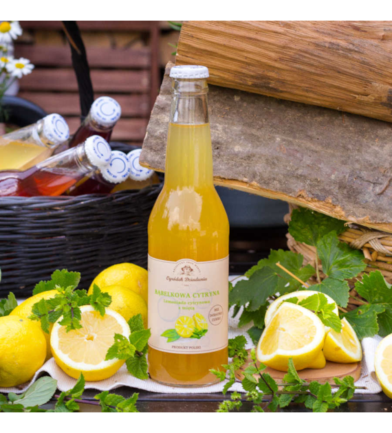 Lemoniada cytrynowa z miętą - Bąbelkowa cytryna z miętą