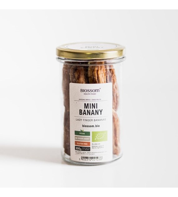 BIO banany mini suszone