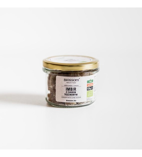 BIO imbir z BIO cukrem trzcinowym jasnym