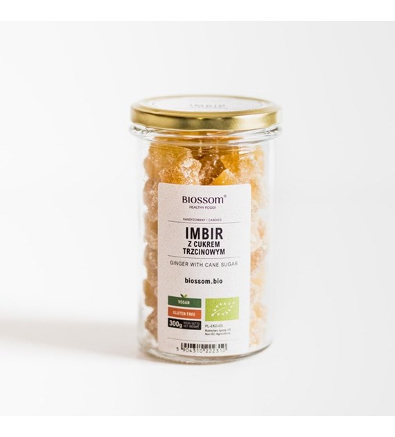 BIO imbir z BIO cukrem trzcinowym jasnym