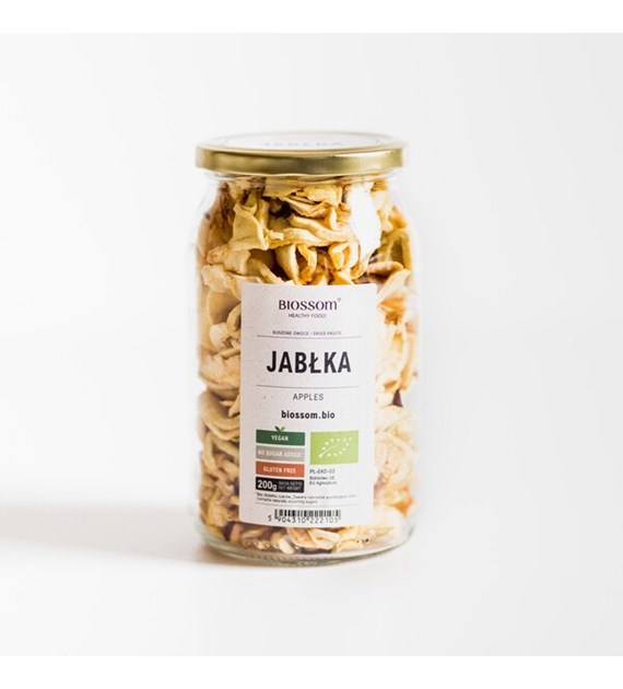 BIO jabłka w krążkach - miękkie