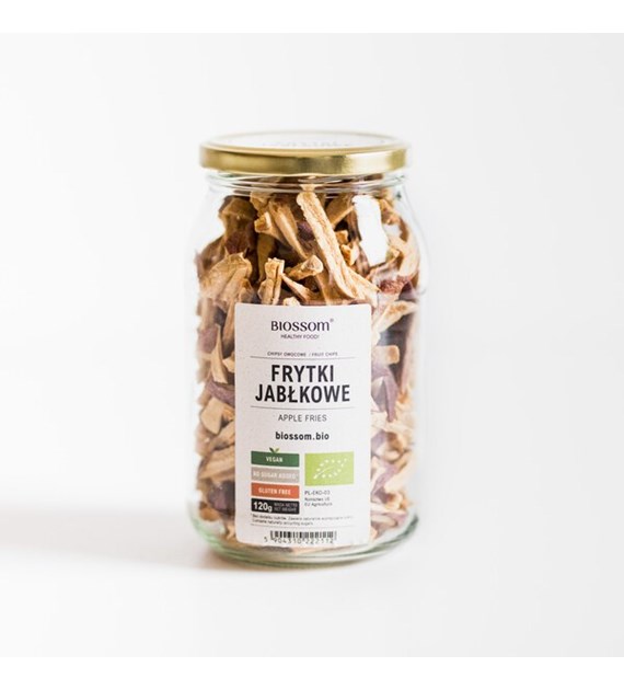 BIO frytki jabłkowe - chrupiące