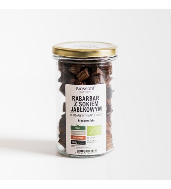 BIO rabarbar słodzony sokiem jabłkowym