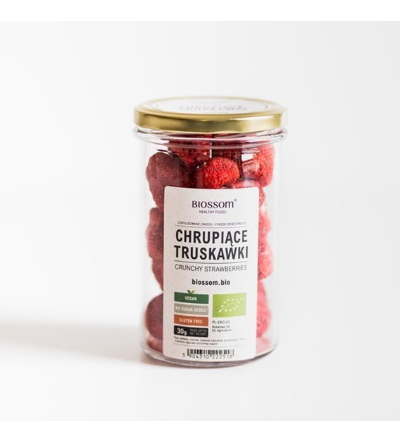 BIO truskawki POLSKIE liofilizowane