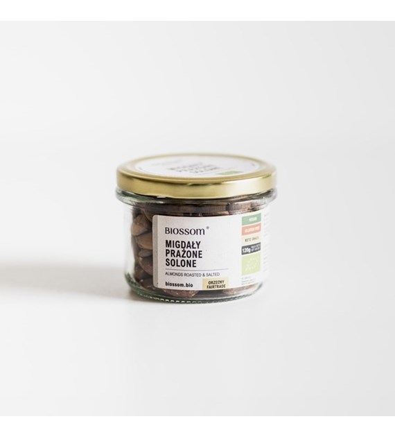 BIO Migdały prażone i solone FARITRADE