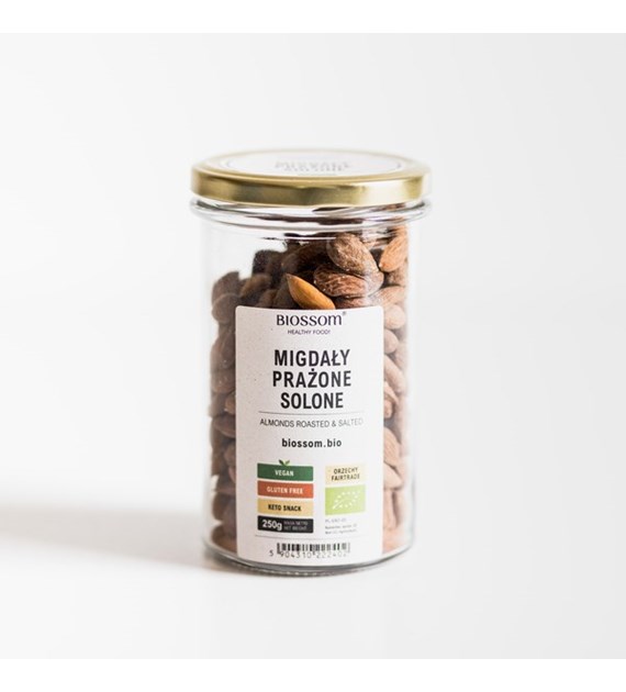 BIO Migdały prażone i solone FARITRADE