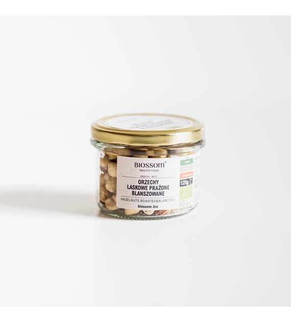 BIO orzechy laskowe prażone blanszowane