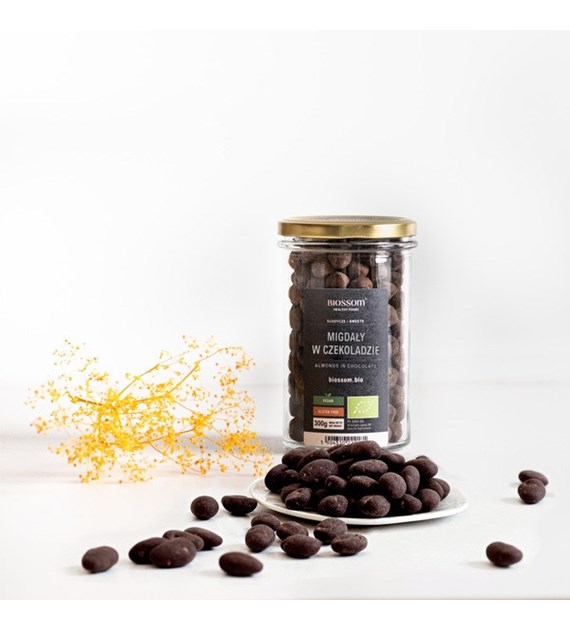 BIO migdały w surowej czekoladzie