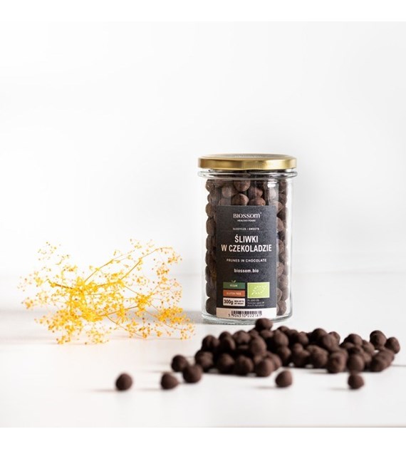 BIO orzechy laskowe 
w surowej czekoladzie