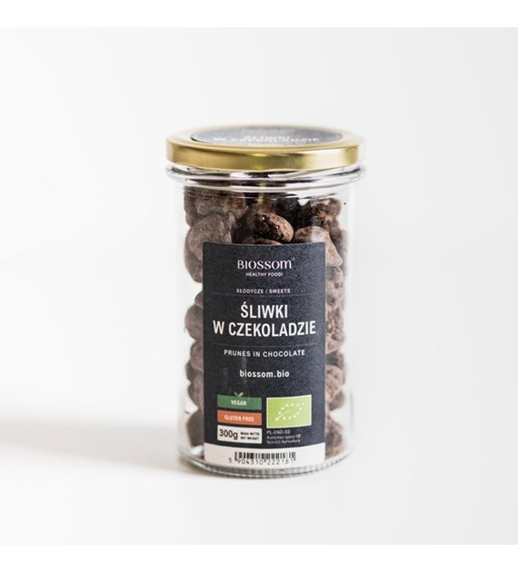 BIO śliwki w czekoladzie
