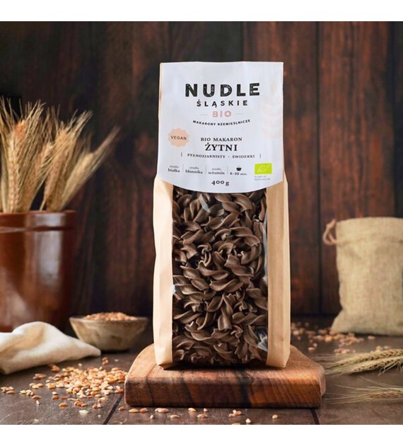 Nudle Śląskie ŻYTNI BIO PEŁNOZIARNISTY - ŚWIDRY