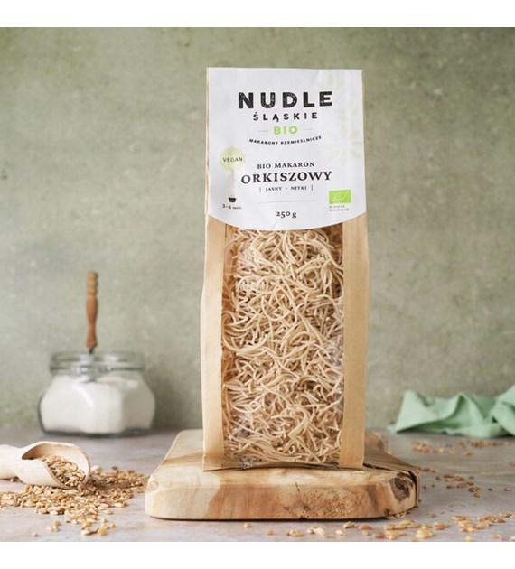 Nudle Śląskie ORKISZOWY JASNY BIO - NITKI