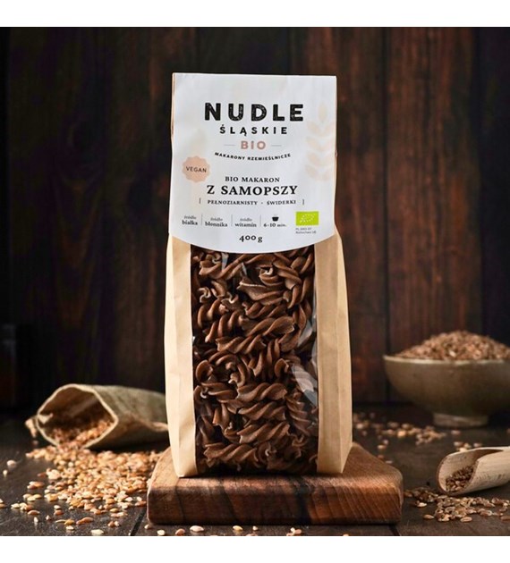Nudle Śląskie Z SAMOPSZY PEŁNOZIARNISTY BIO - ŚWIDRY