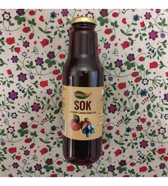 Sok jabłko-jagoda kamczacka 750 ml