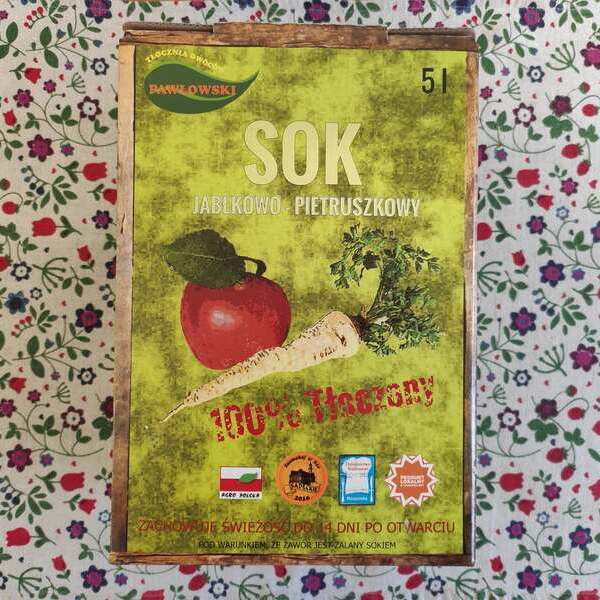 Sok jabłko-pietruszka