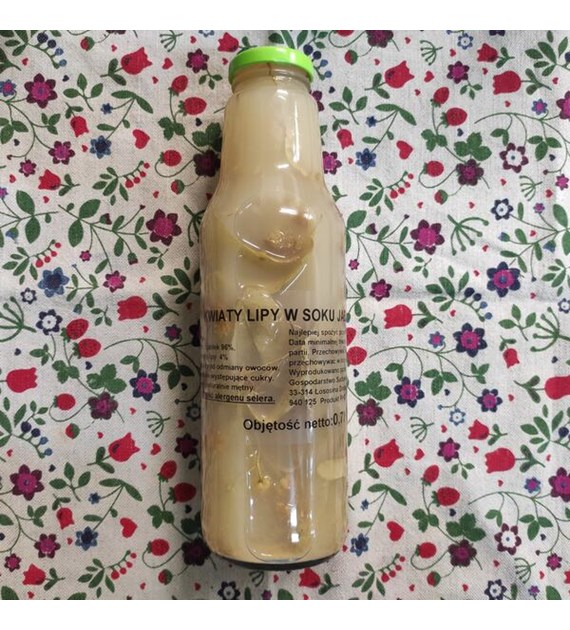 Kwiaty czarnego bzu w soku jabłkowym 750 ml