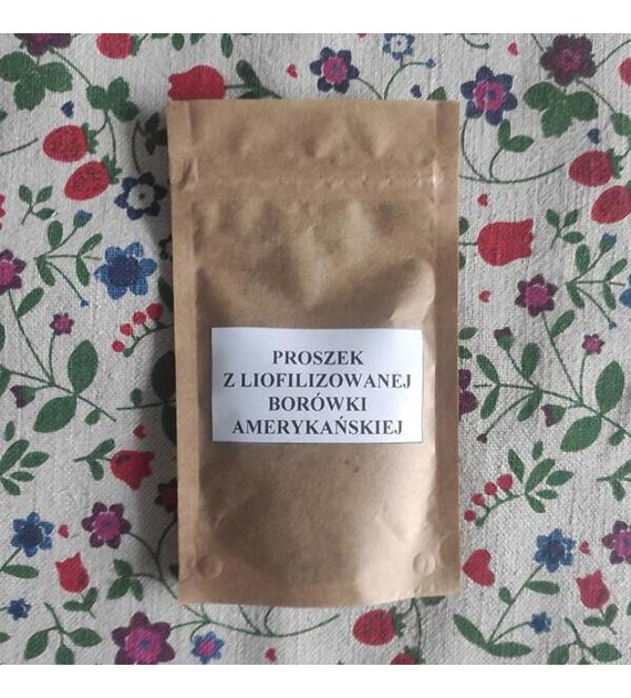 Liofilizowany proszek z borówki amerykańskiej 20 g