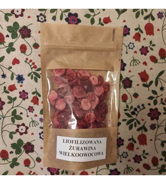 Liofilizowana żurawina - połówki 15 g