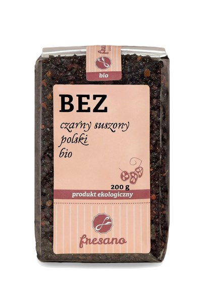 Bez Czarny Suszony Polski Bio 200 G