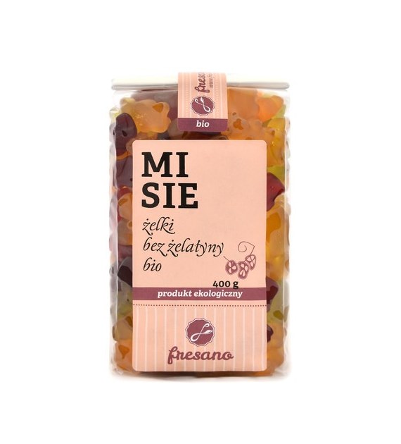 MISIE ŻELKI BEZ ŻELATYNY BIO 400 g