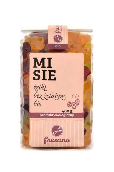 Misie Żelki Bez Żelatyny Bio 400 G