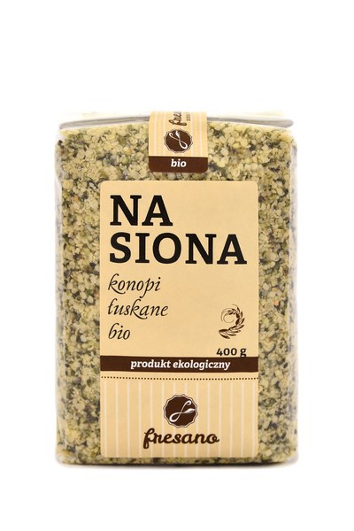 Nasiona Konopi Łuskane Bio 400 G