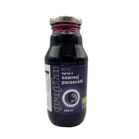 Keto syrop z czarnej porzeczki 330 ml