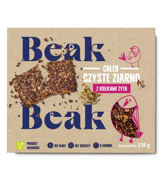 Chleb Czyste Ziarno z kiełkami żyta VEGE