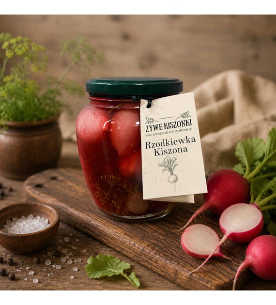 Rzodkiewka kiszona - niepasteryzowana