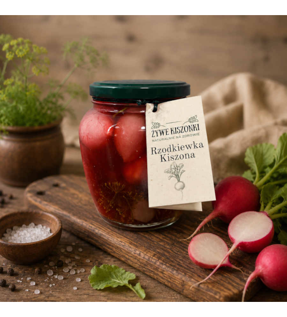 Rzodkiewka kiszona - niepasteryzowana
