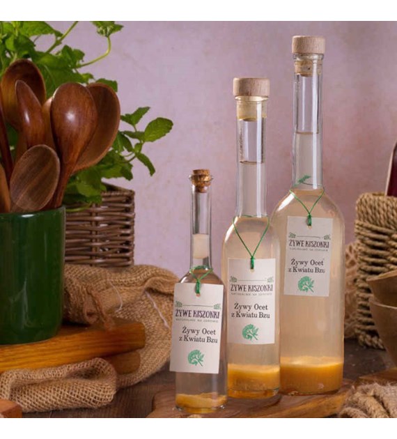 Żywy ocet z kwiatu czarnego bzu 500 ml ŻK