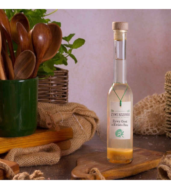 Żywy ocet z kwiatu czarnego bzu 200 ml ŻK