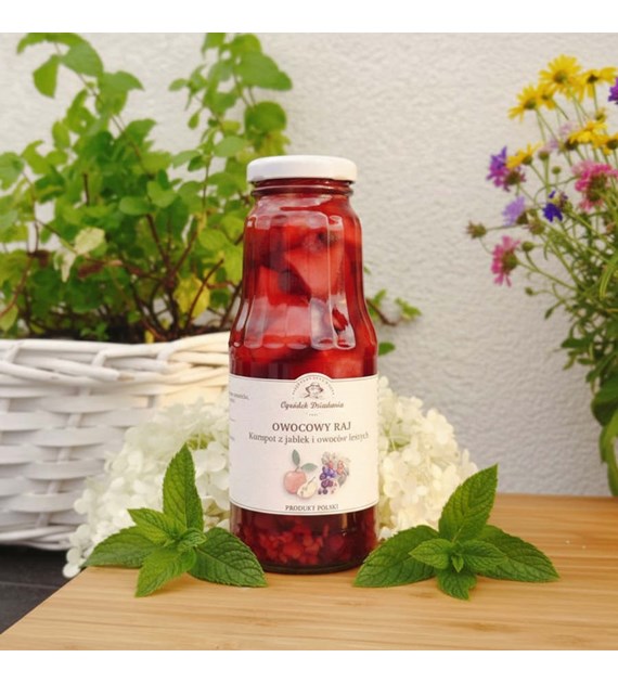 Kompot z jabłek i owoców leśnych 300 ml OD