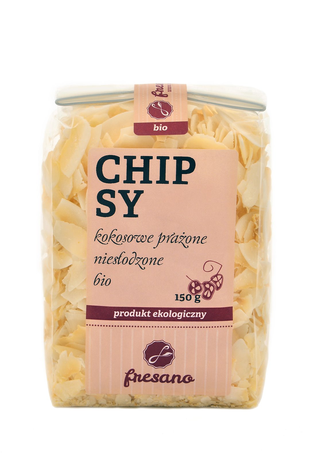 Chipsy Kokosowe Prażone Niesłodzone Bio 150 G