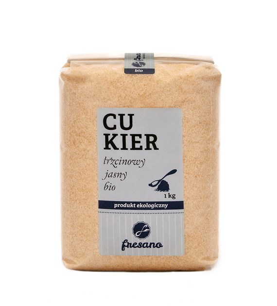 CUKIER TRZCINOWY JASNY BIO 1 kg