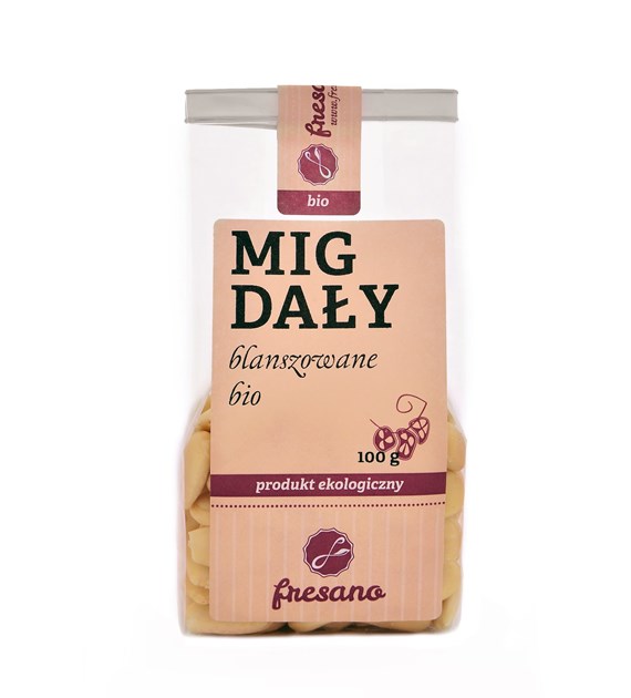 MIGDAŁY BLANSZOWANE BIO 100 g