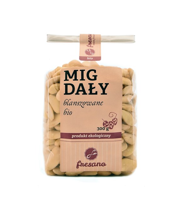 MIGDAŁY BLANSZOWANE BIO 300 g
