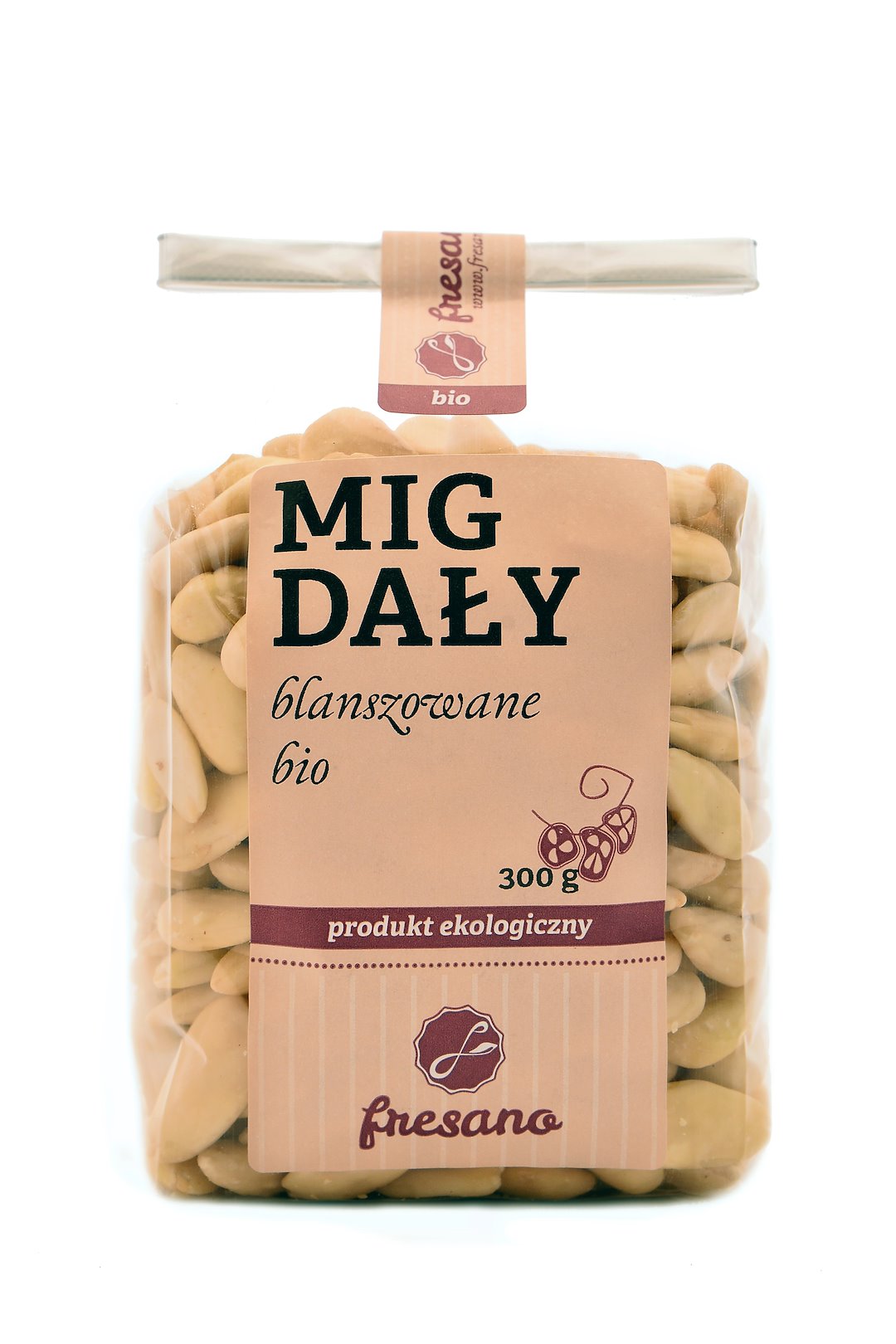 Migdały Blanszowane Bio 300 G