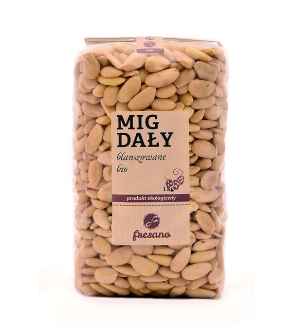MIGDAŁY BLANSZOWANE BIO 1 kg