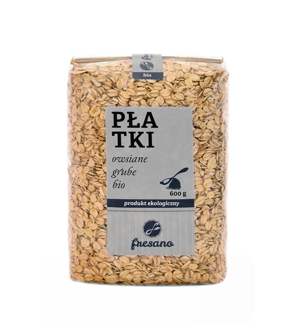 PŁATKI OWSIANE GRUBE BIO 600 g